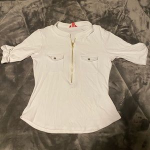 White guess dress up shirt size large!